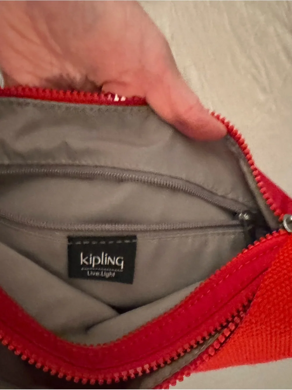 Kipling Red Crossbody Messenger Bag